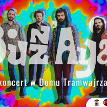 Baner promujący wydarzenie. Nazwa wydarzenia i zdjęcie artystów.