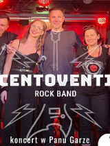 Baner promujący wydarzenie. Nazwa wydarzenia i zdjęcie artystów.