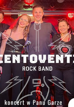 Baner promujący wydarzenie. Nazwa wydarzenia i zdjęcie artystów.