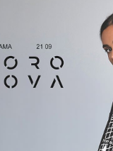 Baner promujący wydarzenie. Nazwa wydarzenia, data i zdjęcie Artystki.