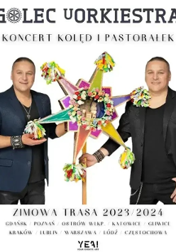 Baner promujący wydarzenie. Nazwa wydarzenia i zdjęcie Artystów.