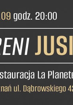 Baner promujący wydarzenie. Nazwa wydarzenia, data i zdjęcie Artystki.