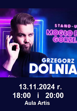 Baner promujący wydarzenie. Nazwa wydarzenia, data i zdjęcie Artysty.