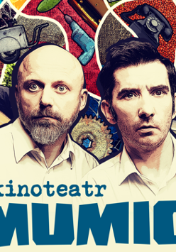 Baner promujący wydarzenie. Nazwa wydarzenia i zdjęcie artystów.