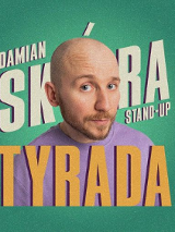 Baner promujący wydarzenie. Nazwa wydarzenia i zdjęcie artysty.