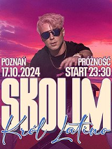 Baner promujący wydarzenie. Nazwa wydarzenia, data i zdjęcie Artysty.