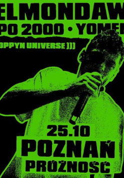 Baner promujący wydarzenie. Nazwa wydarzenia, data i zdjęcie Artysty.