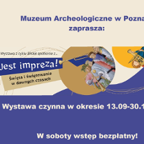 Baner promujący wydarzenie. Nazwa wydarzenia i data.