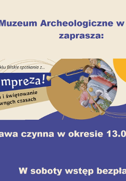 Baner promujący wydarzenie. Nazwa wydarzenia i data.