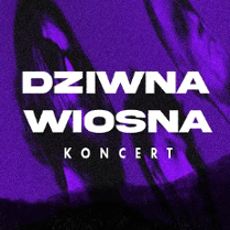 Baner promujący wydarzenie. Nazwa wydarzenia i zdjęcie artystów.