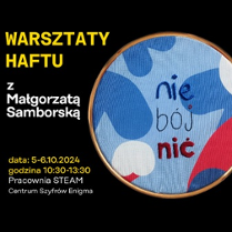 Baner promujący wydarzenie. Nazwa wydarzenia i data.