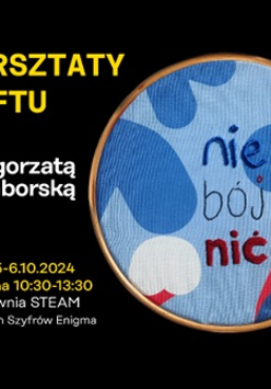 Baner promujący wydarzenie. Nazwa wydarzenia i data.