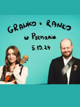 Baner promujący wydarzenie. Nazwa wydarzenia, data i zdjęcie Artystów.