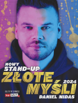 Baner promujący wydarzenie. Nazwa wydarzenia i zdjęcie artysty.