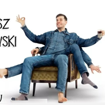 Baner promujący wydarzenie. Nazwa wydarzenia i zdjęcie artysty.