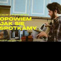 Baner promujący wydarzenie. Nazwa wydarzenia i zdjęcie artysty.