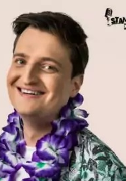 Baner promujący wydarzenie. Nazwa wydarzenia i zdjęcie artysty.