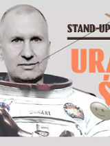 Baner promujący wydarzenie. Nazwa wydarzenia i zdjęcie artysty.