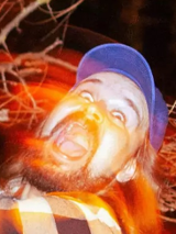 Baner promujący wydarzenie. Nazwa wydarzenia i zdjęcie artysty.