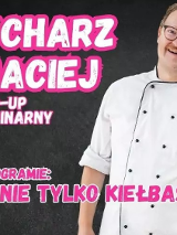 Baner promujący wydarzenie. Nazwa wydarzenia i zdjęcie artysty.