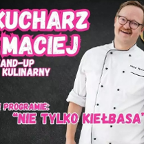 Baner promujący wydarzenie. Nazwa wydarzenia i zdjęcie artysty.