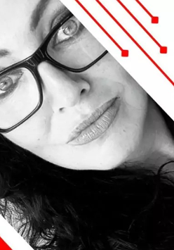 Baner promujący wydarzenie. Nazwa wydarzenia i zdjęcie artystki.