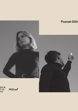 Baner promujący wydarzenie. Nazwa wydarzenia, data i zdjęcie Artystów.