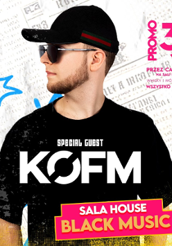 Baner promujący wydarzenie. Nazwa wydarzenia, data i zdjęcie Artysty.