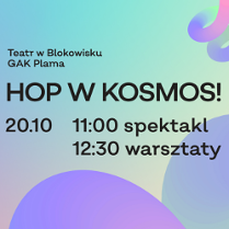 Baner promujący wydarzenie. Nazwa wydarzenia i data.