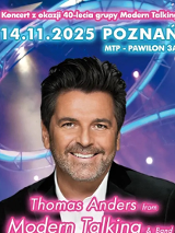 Baner promujący wydarzenie. Nazwa wydarzenia i zdjęcie artysty.