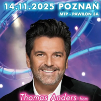 Baner promujący wydarzenie. Nazwa wydarzenia i zdjęcie artysty.