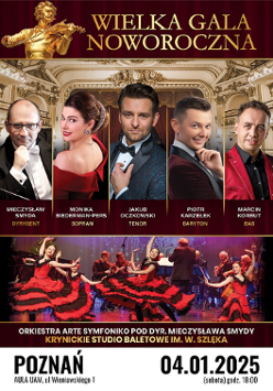 Baner promujący wydarzenie. Nazwa wydarzenia i data.