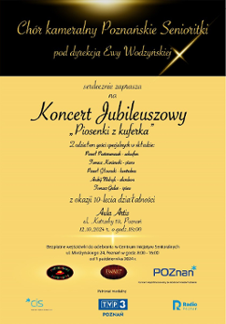 Baner promujący wydarzenie. Nazwa wydarzenia i data.