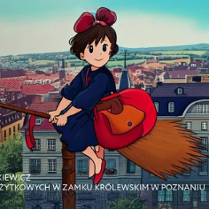 Baner promujkący wydarzenie. Nazwa na tle kadru z jednej z bajek studia.