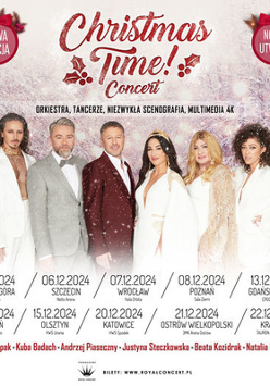 Baner promujący wydarzenie. Nazwa wydarzenia, data i zdjęcie Artystów.