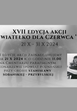 Baner promujący wydarzenie. Nazwa wydarzenia, data.