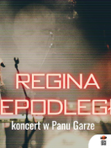 Baner promujący wydarzenie. Nazwa wydarzenia i zdjęcie artystki.