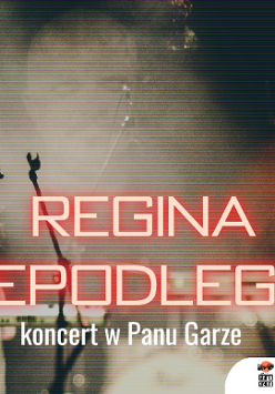 Baner promujący wydarzenie. Nazwa wydarzenia i zdjęcie artystki.