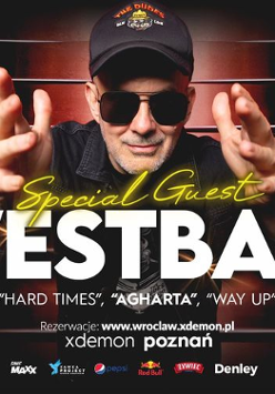 Baner promujący wydarzenie. Nazwa wydarzenia, data i zdjęcie Artysty.