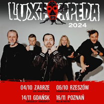 Baner promujący wydarzenie. Nazwa wydarzenia, data i zdjęcie Artystów.