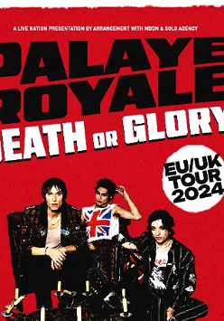 Baner promujący wydarzenie. Nazwa wydarzenia i zdjęcie artystów.