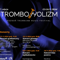 Baner promujący wydarzenie. Nazwa wydarzenia i data.