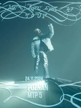 Baner promujący wydarzenie. Nazwa wydarzenia, data i zdjęcie Artysty.