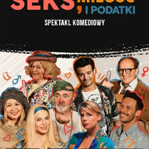 Baner promujący wydarzenie. Nazwa wydarzenia i zdjęcie artystów.