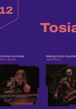 Baner promujący wydarzenie. Nazwa wydarzenia i zdjęcie artystów.