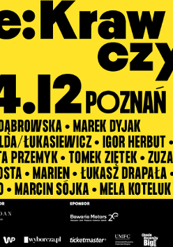 Baner promujący wydarzenie. Nazwa wydarzenia, data i zdjęcie Artysty.