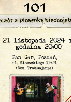 Baner promujący wydarzenie. Nazwa wydarzenia i data.