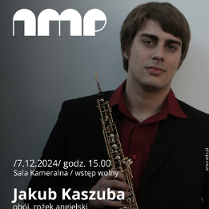 Baner promujący wydarzenie. Nazwa wydarzenia, data i zdjęcie Artysty.