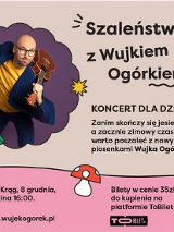 Baner promujący wydarzenie. Nazwa wydarzenia, data i zdjęcie Artysty.