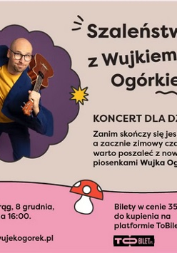 Baner promujący wydarzenie. Nazwa wydarzenia, data i zdjęcie Artysty.